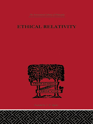 cover image of Ethical Relativity